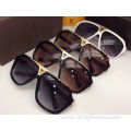 High Quality Metal Square Sunglasses For Men